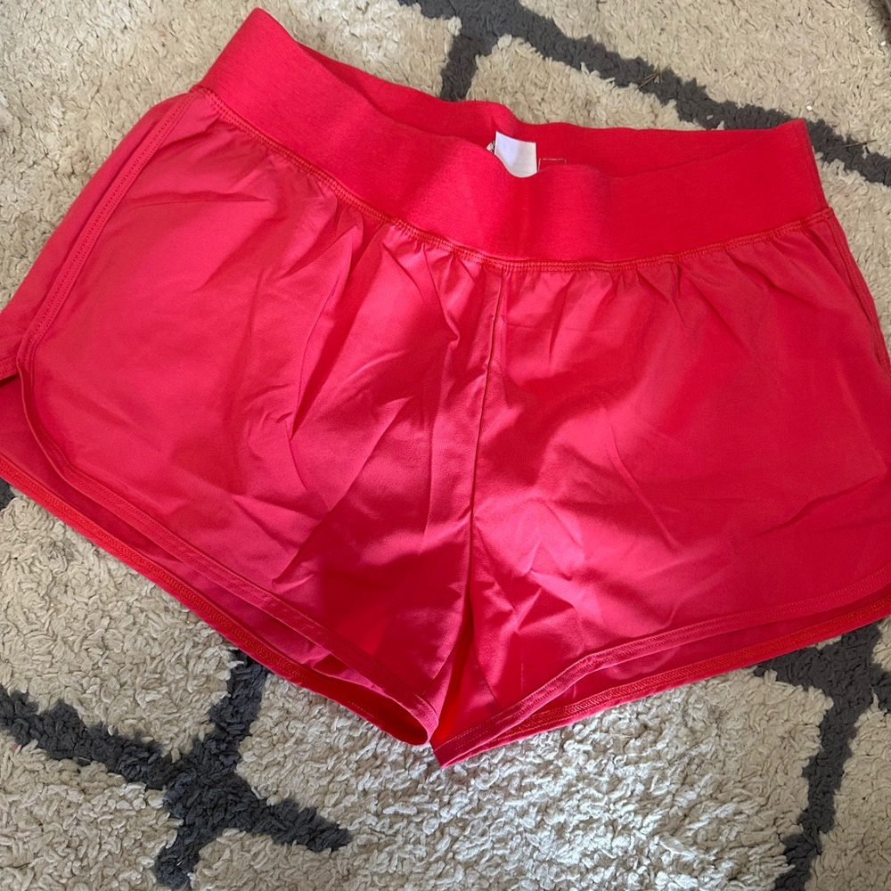 ZYIA Bold Red Women's Athletic Shorts